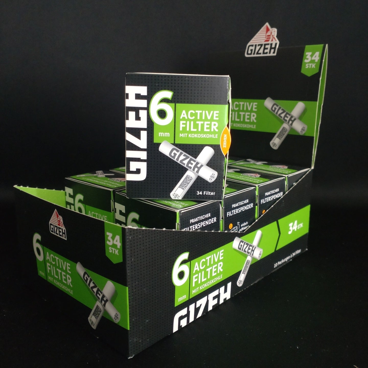 Gizeh Active Filter 6mm 34er